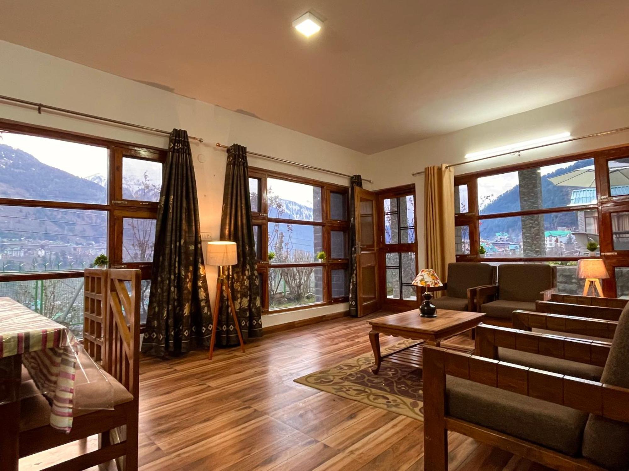 Himalayan River Mountain View 2 Bedrooms Cottage, Manali Buitenkant foto