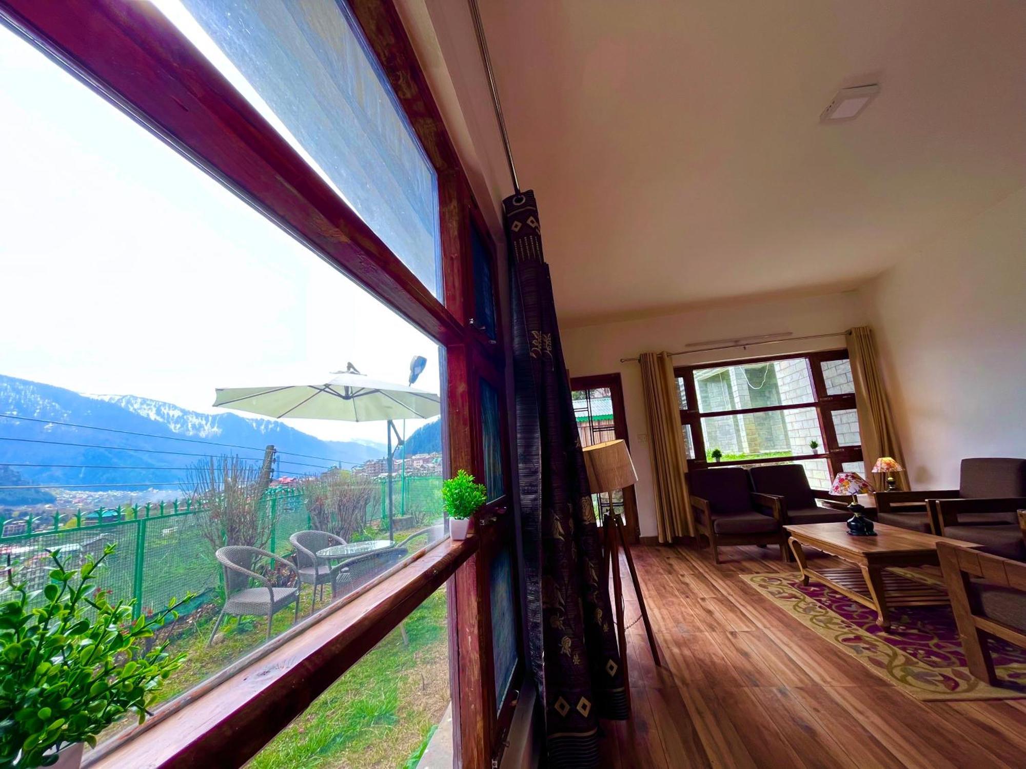 Himalayan River Mountain View 2 Bedrooms Cottage, Manali Buitenkant foto