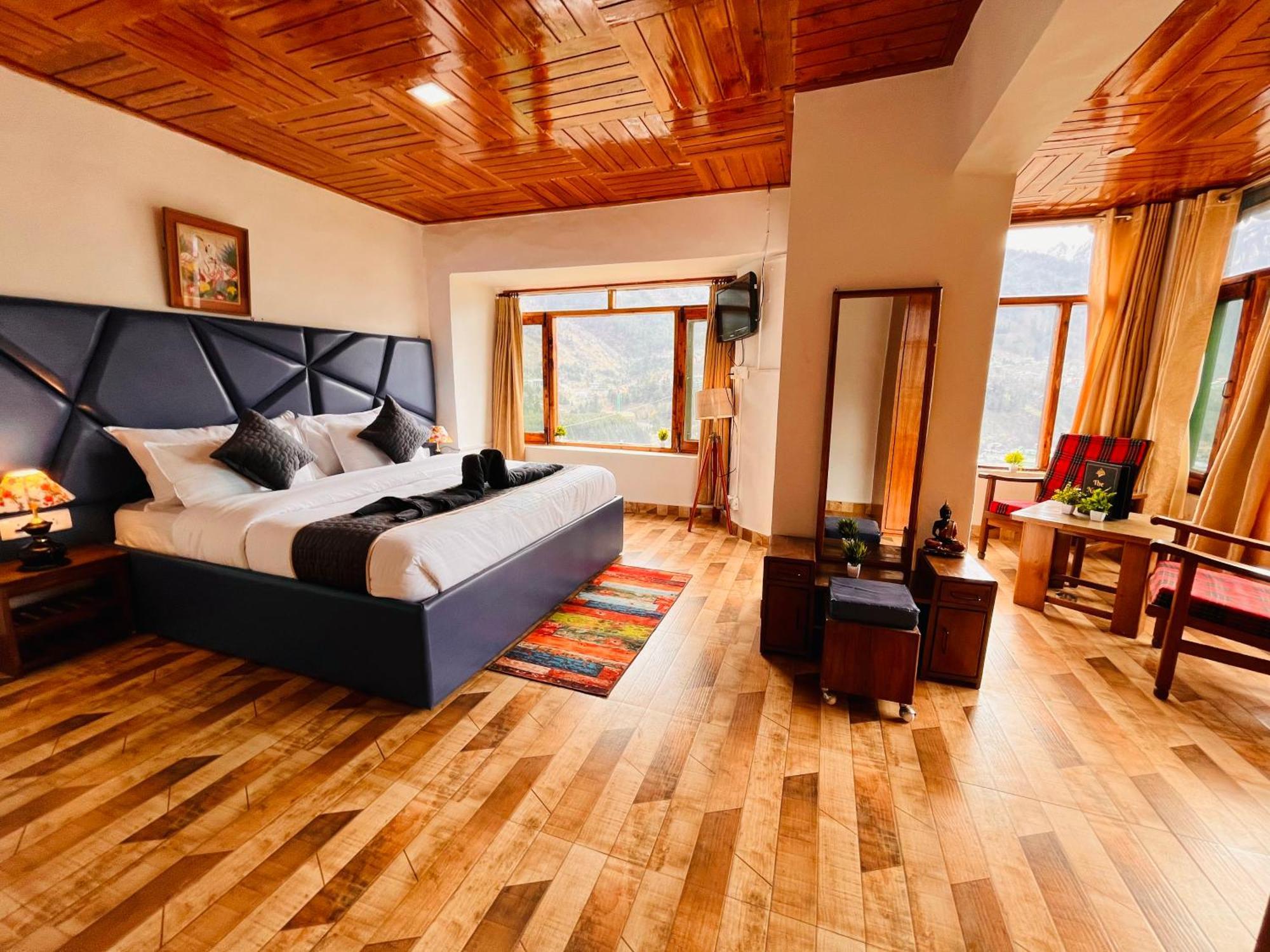 Himalayan River Mountain View 2 Bedrooms Cottage, Manali Buitenkant foto