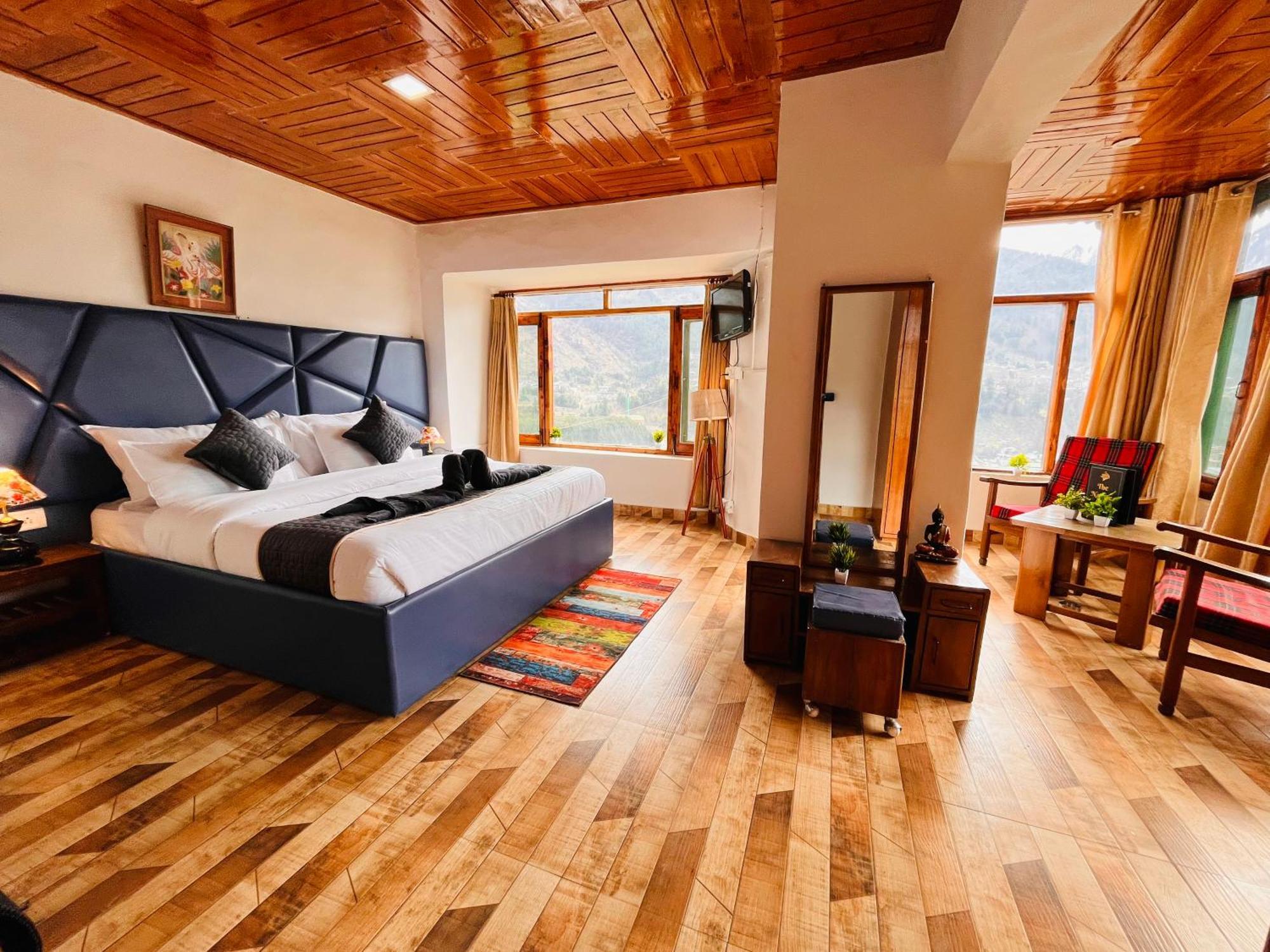 Himalayan River Mountain View 2 Bedrooms Cottage, Manali Buitenkant foto