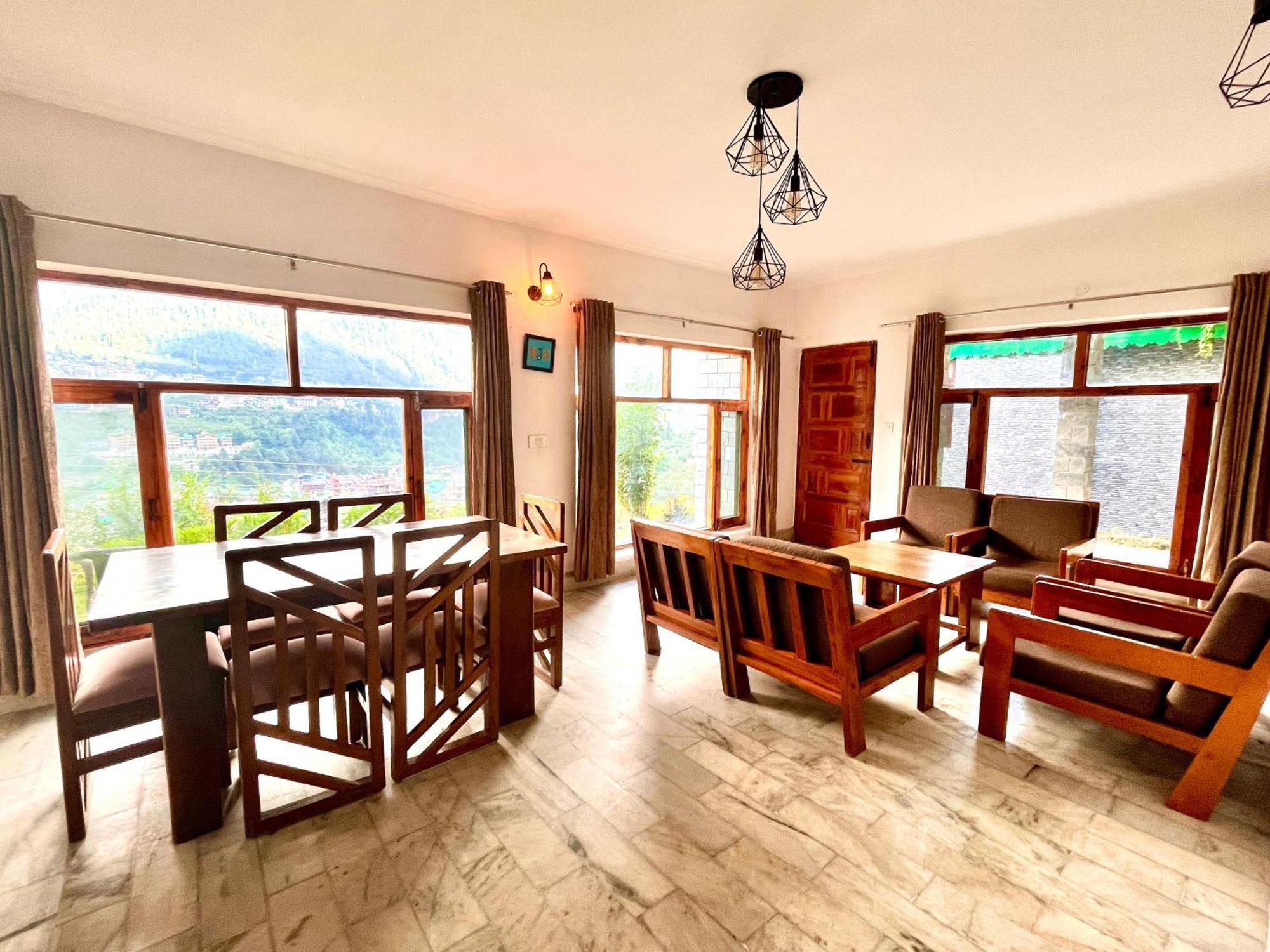 Himalayan River Mountain View 2 Bedrooms Cottage, Manali Buitenkant foto